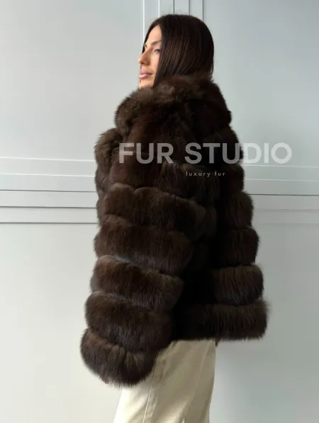 Полушубок из песца 