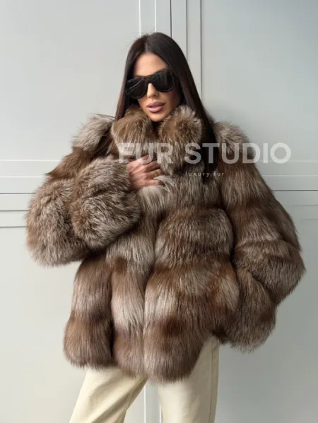 Полушубок из финской лисы - фото 12