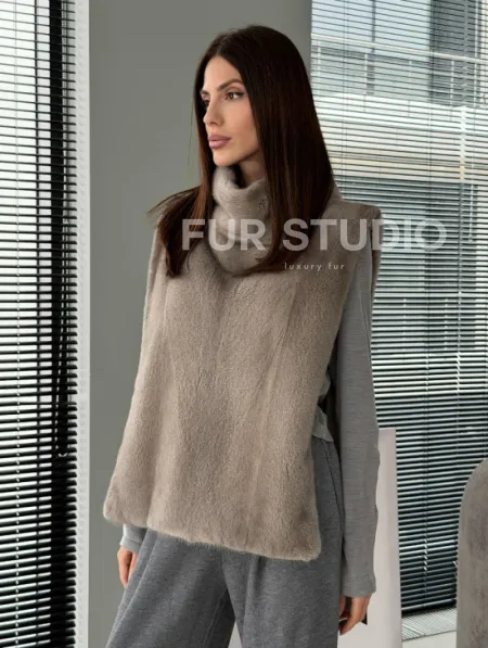 Норковая манишка «весна 2026» - фото 7