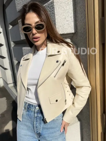 Куртка - косуха из натуральной кожи - фото 2