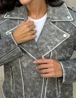 Косуха из натуральной кожи  VINTAGE COLLECTION - фото 3