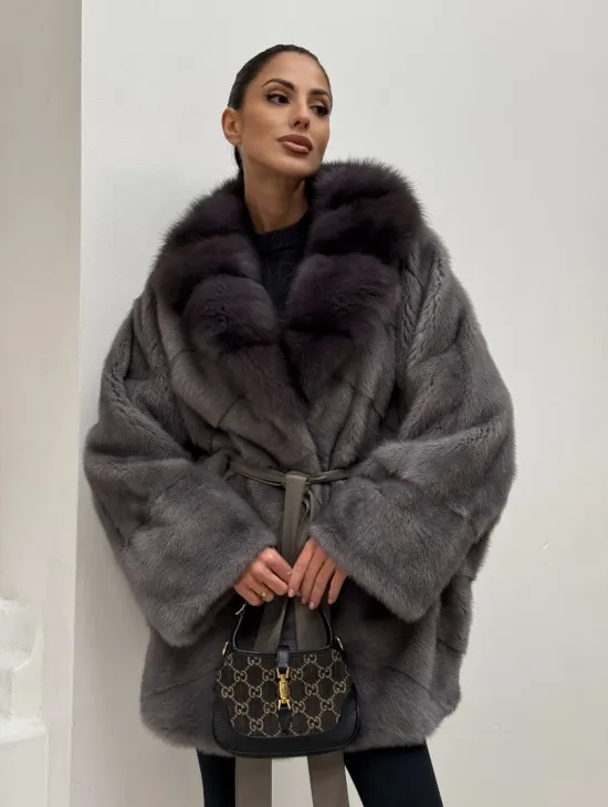 Полушубок норковый 