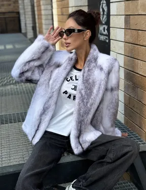 Меховая куртка из норковой крестовки - фото 4