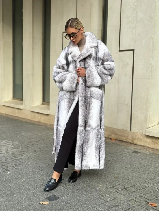 Норковая шуба - крестовка - фото 10