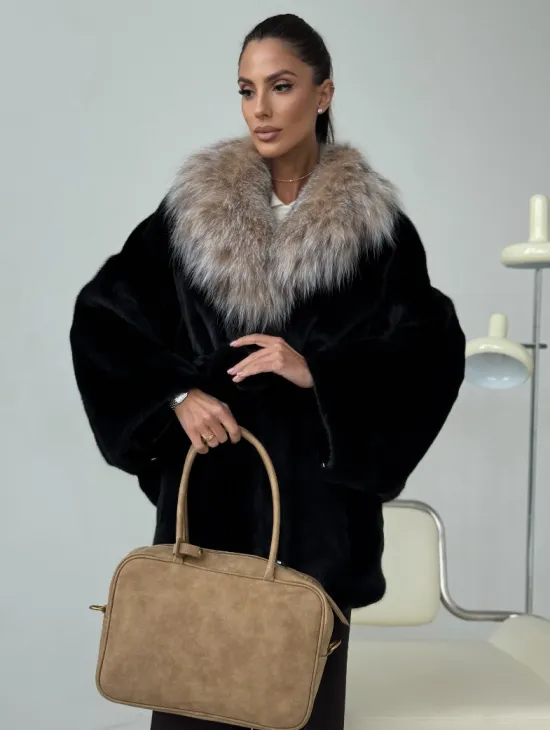 Норковая шуба с рысью - фото 6