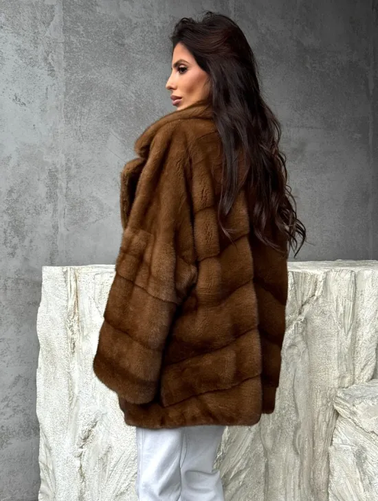 Полушубок норковый - автоледи - фото 7