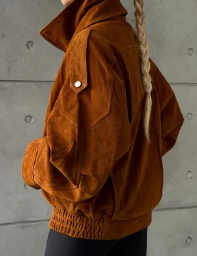 Замшевая куртка-косуха - фото 4