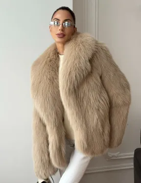 Шуба из лисы в росшив - фото 8