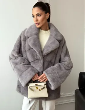 Полушубок норковый - фото 9