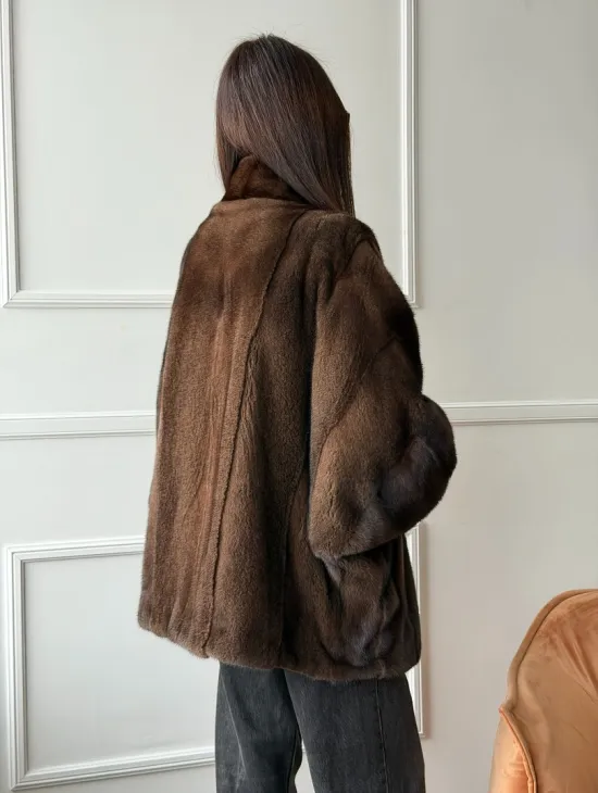 Модный норковый жакет из аукционного меха SAGA FURS - фото 8