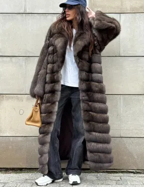 Шуба из меха баргузинского соболя - фото 5