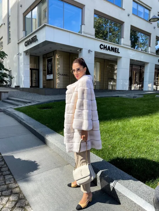 Шуба из кролика рекс - фото 3